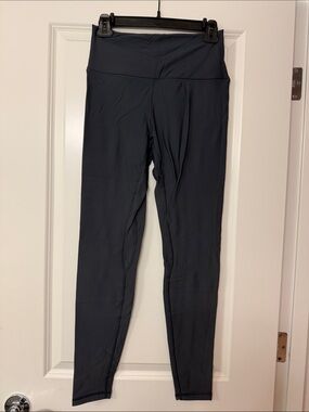 CRZ Yoga Thermal Fleece Lined Leggings 25'' Ink Gray
